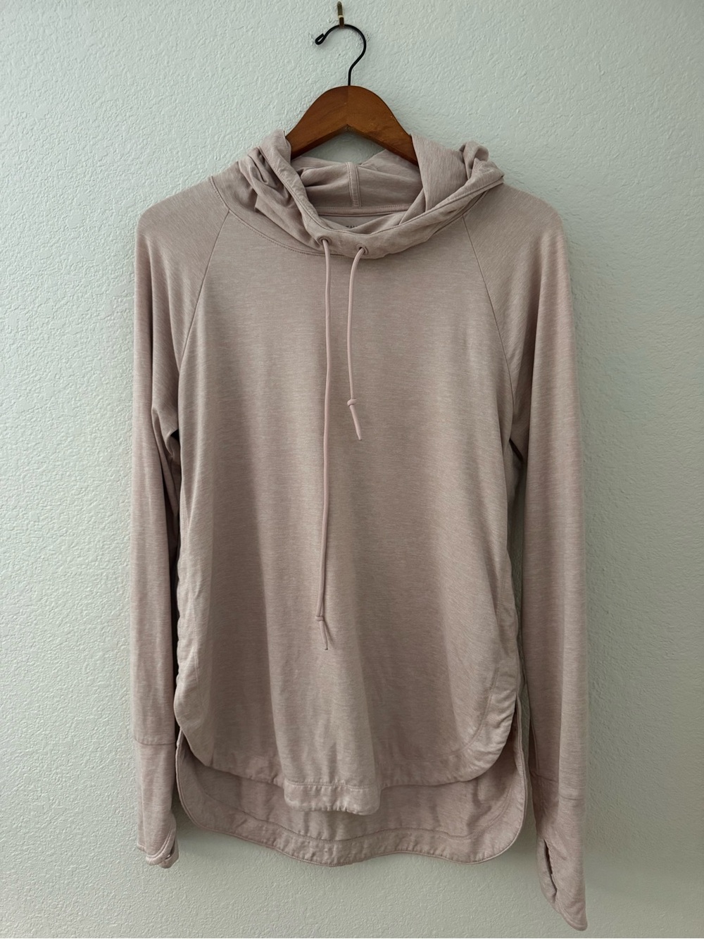 Athleta Pink Lightweight Pullover Hoodie